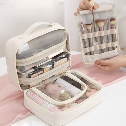 😍Perfect Organization! Multi-Compartment Toiletry Cosmetics Bag ✨