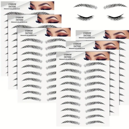 4D Hair-Like Waterproof Temporary Eyebrow Tattoo Sticker