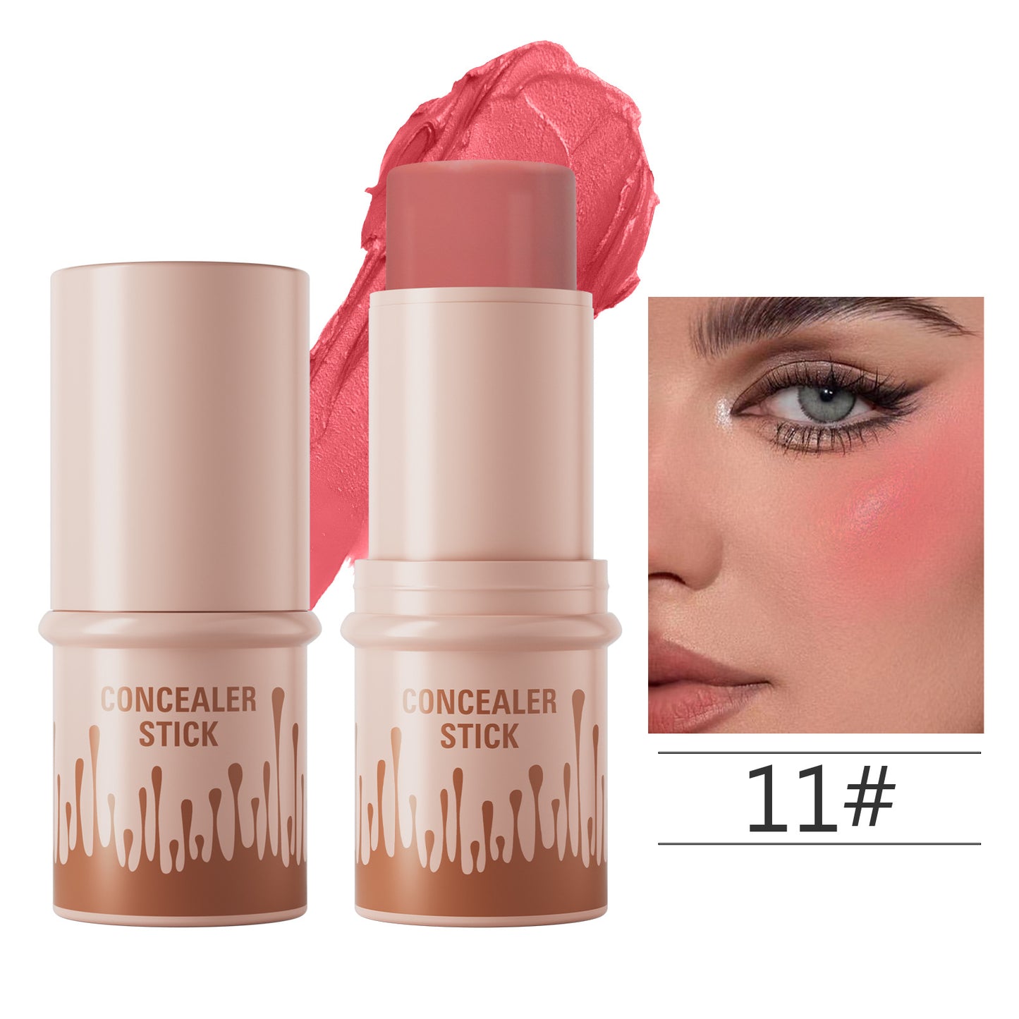 Hellokiss Highlight Blush Stick - Rouge Blush Stick