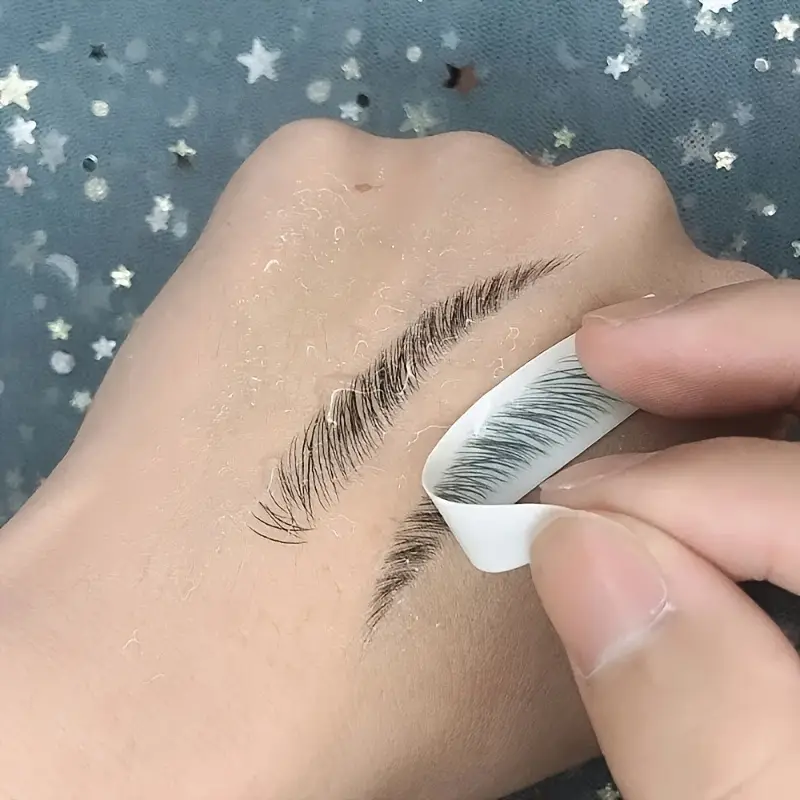 4D Hair-Like Waterproof Temporary Eyebrow Tattoo Sticker