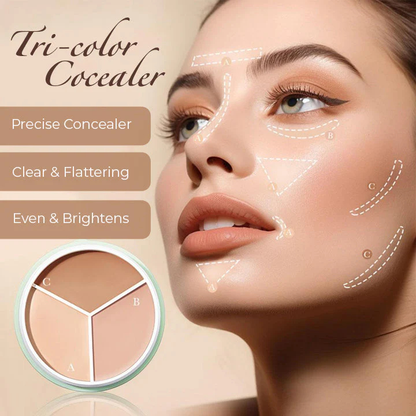 3-In-1 Contouring And Brighten Concealer Palette