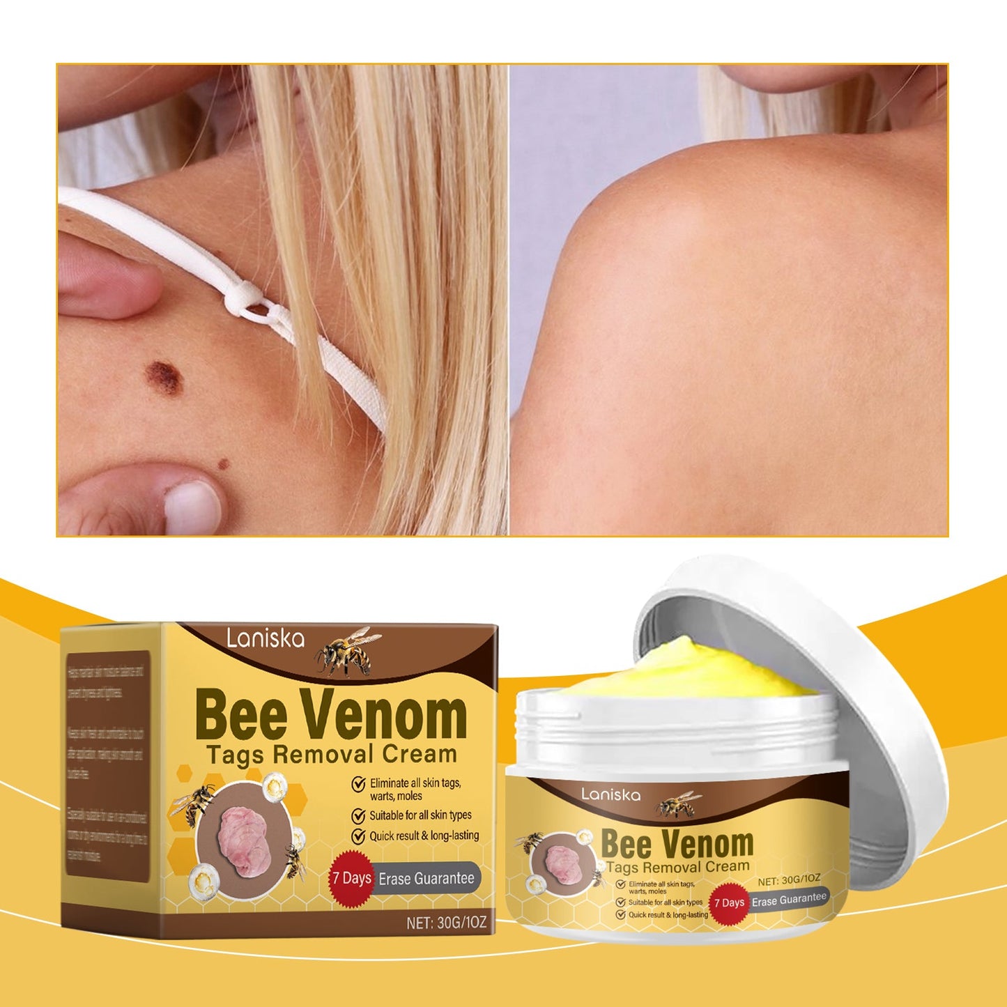 Laniska™ Bee Venom Comprehensive Cream – Dermatologist Recommended for Skin Care