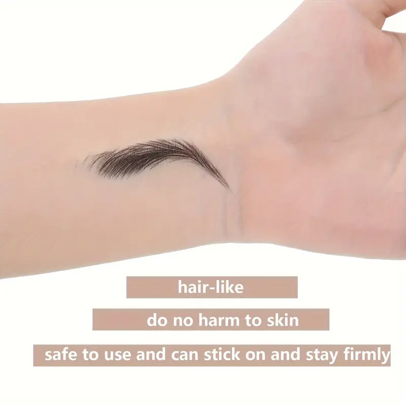 4D Hair-Like Waterproof Temporary Eyebrow Tattoo Sticker