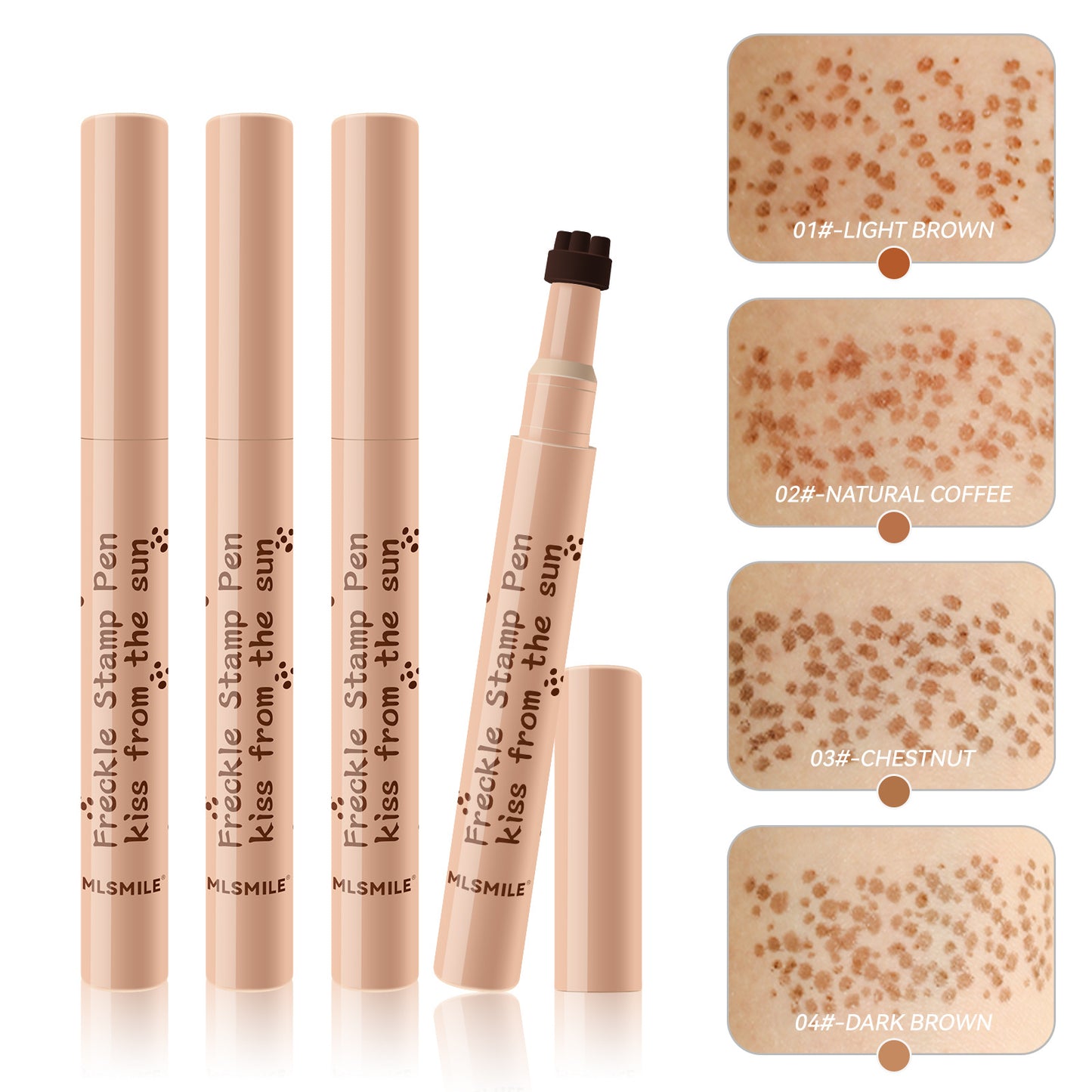 MLSMILE Natural Faux Freckle Stamp Pen