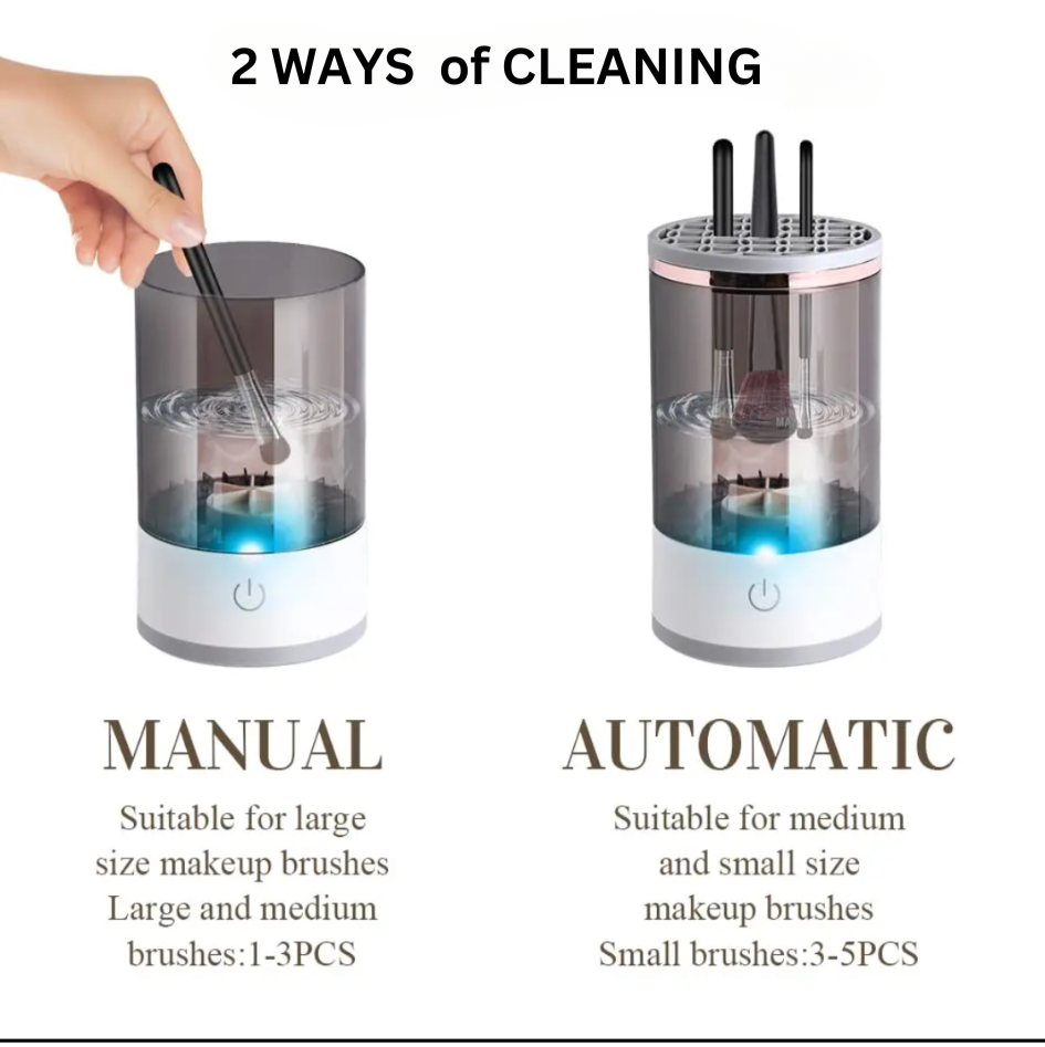 New Automatic Makeup Brush Cleaner, Upgraded 7000RPM Spinner 2024