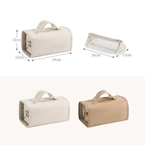 TODAY 49% OFF Leather Waterproof Cosmetic Bag