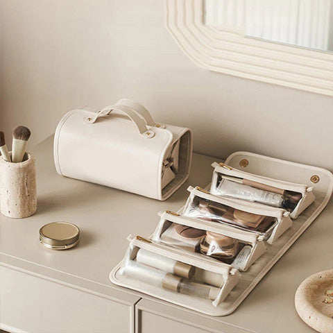 TODAY 49% OFF Leather Waterproof Cosmetic Bag