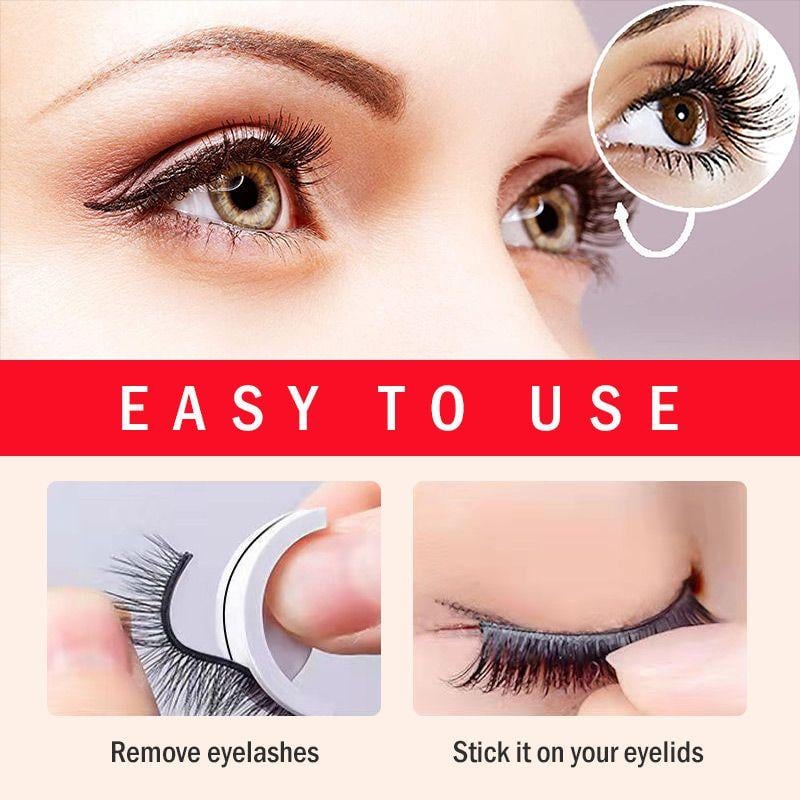 💃Reusable Self-Adhesive Eyelashes👁️(Buy 1 Get 1 Free)🔥(Free shipping for two full pieces)