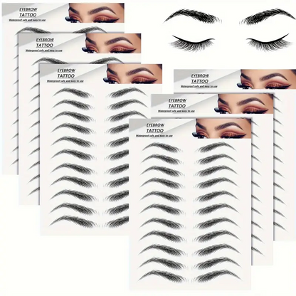 4D Hair-Like Waterproof Temporary Eyebrow Tattoo Sticker