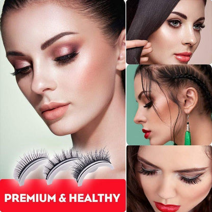 💃Reusable Self-Adhesive Eyelashes👁️(Buy 1 Get 1 Free)🔥(Free shipping for two full pieces)