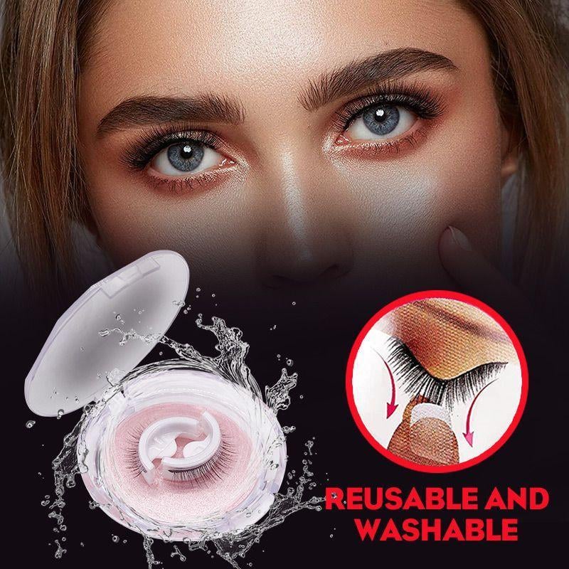 💃Reusable Self-Adhesive Eyelashes👁️(Buy 1 Get 1 Free)🔥(Free shipping for two full pieces)