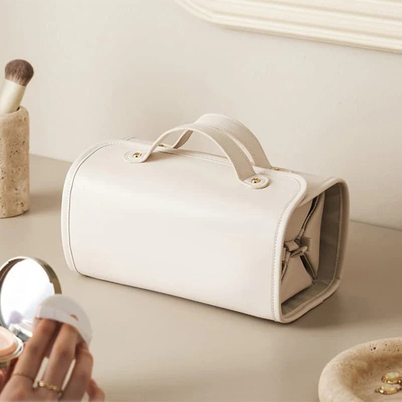 TODAY 49% OFF Leather Waterproof Cosmetic Bag