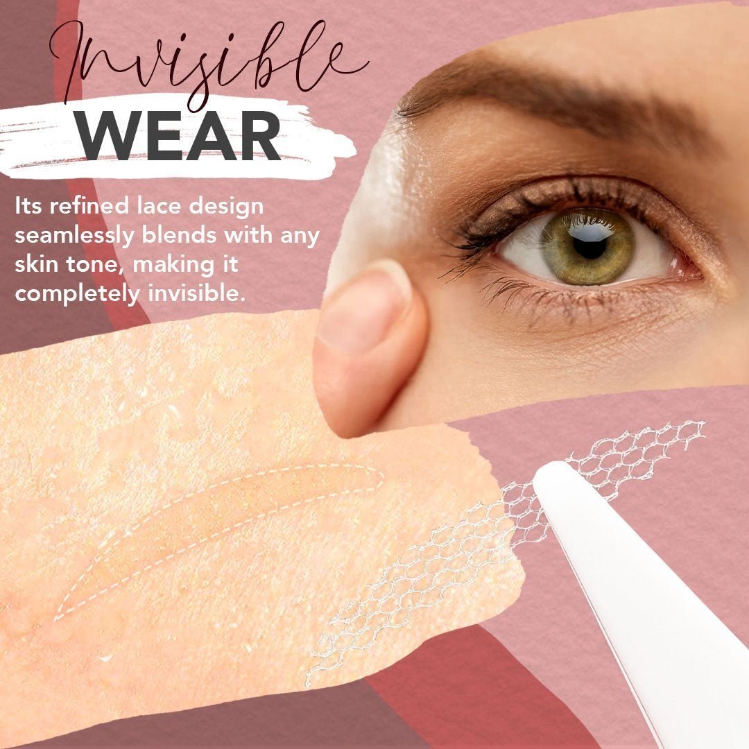 Invisible self-adhesive double eyelid tape without glue.